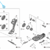 Shimano Plaque assemblage RD-M8250-SGS