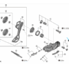 Shimano Plaque assemblage RD-M8250-SGS