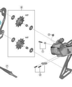 Shimano Plaque interne de chape RD-U6070