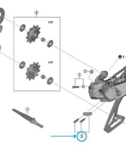 Shimano Vis d'arrêt RD-U6050 avec plaquette