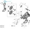 Shimano Plaquette extérieur RD-M8250-GS