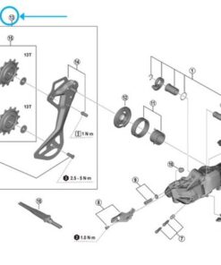 Shimano Plaque assemblage RD-M6250-SGS