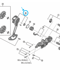Shimano Plaquette extérieur RD-M8120-SGS