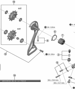 Shimano Plaque interne de chape RD-R7100
