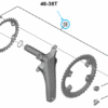Shimano Entretoise de pignon SM-CRM85
