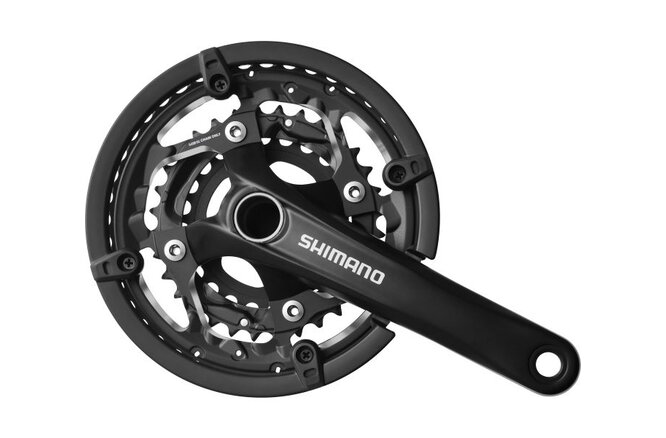 Shimano Pédalier LX FC-T551 175 mm 44X32X24 protège chaîn noir Shimano Pédalier LX FC-T551 175 mm 44X32X24 protège chaîn noir