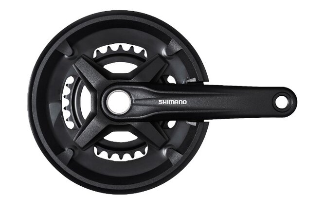 Shimano Pédalier FC-MT210 170 mm 44X32X22 protège chaîn CL: 50 mm Shimano Pédalier FC-MT210 170 mm 44X32X22 protège chaîn CL: 50 mm