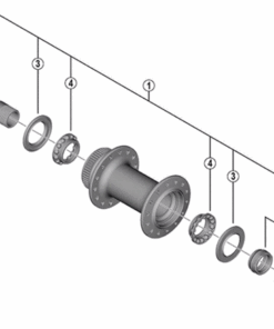 Shimano set de cône HB-RS770 droite en vrac