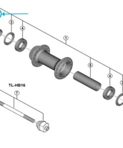 Shimano HB-M8010 couverture à gauche