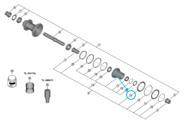 Shimano Joint FH-M9210-B Shimano Joint FH-M9210-B
