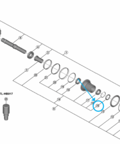 Shimano joint en caoutchouc FH-M9210-B
