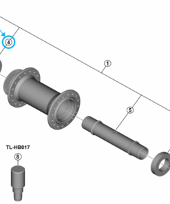 Shimano Roulements industriels HB-M8210-B 17x30x7mm