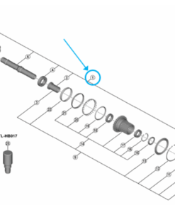 Shimano axe complet FH-M9210-B