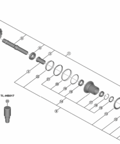 Shimano Roulements industriels FH-M9210-B 15x28x7mm