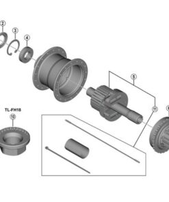 Shimano couvercle FH-U6060 à droite