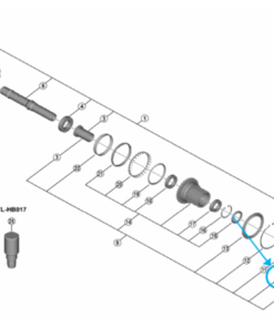 Shimano FH-M9210-B anneau à déclic 36.9 mm