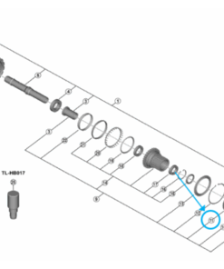 Shimano FH-M9210-B anneau anti-poussière extérieur