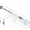 Shimano FH-M9210-B anneau anti-poussière extérieur