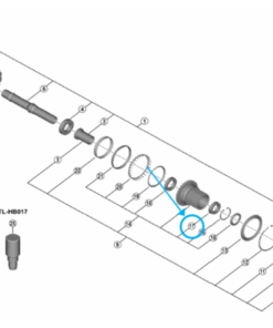 Shimano Roulements industriels FH-M9210-B 15x24x5mm