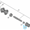 Shimano Body WH-RX880 Micro Spline Shimano Body WH-RX880 Micro Spline