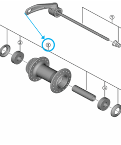 Shimano Axe complet FH-QC400