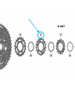Shimano Pignon CS-M8200 17 dents N