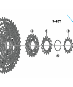 Shimano Pignon CS-M9200/8200 11 dents D