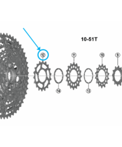 Shimano Pignon CS-M9200/8200 18 dents K