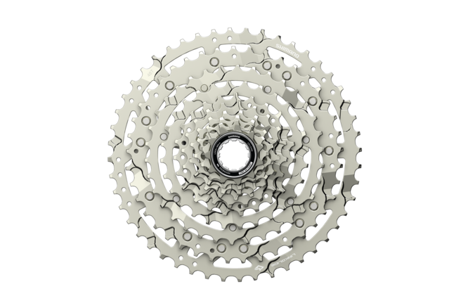 Shimano Cassette CUES CS-LG400 10-vitesses 11-48 dents Linkglide argent Shimano Cassette CUES CS-LG400 10-vitesses 11-48 dents Linkglide argent