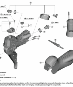 Shimano Couverture avant à gauche ST-RX825