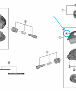 Shimano Couvercle du SL-M7100 droite