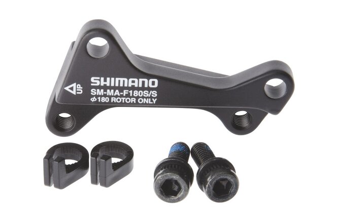 Shimano Adaptateur SM-MA avant Standard> tandard 180 mm avec vis/stop-ring box Shimano Adaptateur SM-MA avant Standard> tandard 180 mm avec vis/stop-ring box