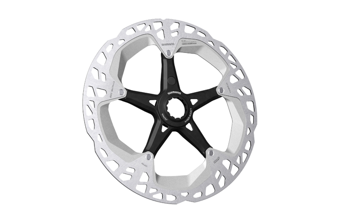 Shimano Disque E-Bike RT-EM810 203 mm Center-Lock cranté à lextérieur Shimano Disque E-Bike RT-EM810 203 mm Center-Lock cranté à lextérieur