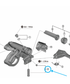 Shimano Boulon de fixation d'axe de levier BL-M8200