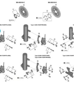 Shimano Adaptateur BB-SS310 Type A ABS (MA-F220P/PL2/ABS)