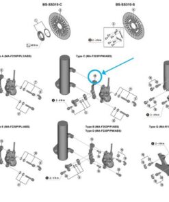 Shimano Adaptateur BB-SS310 Type C ABS (MA-F203P/PM/ABS)