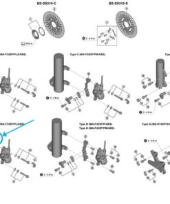Shimano Adaptateur BB-SS310 Type E ABS (MA-F220P/PL/ABS)