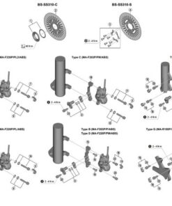 Shimano Adaptateur BB-SS310 Type F ABS (MA-F180P/S/ABS)