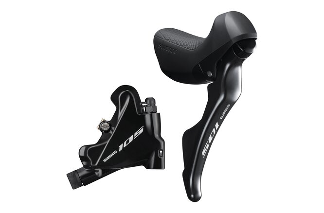 Shimano Set frein à disque 105 BR-R7070 avec ST-R7025 arrière noir Shimano Set frein à disque 105 BR-R7070 avec ST-R7025 arrière noir