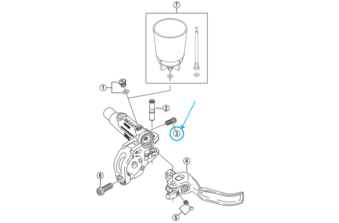 Shimano Vis d'arrêt BL-M988-B Shimano Vis d'arrêt BL-M988-B