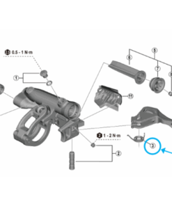 Shimano BL-M9220 ressort à ressort à gauche