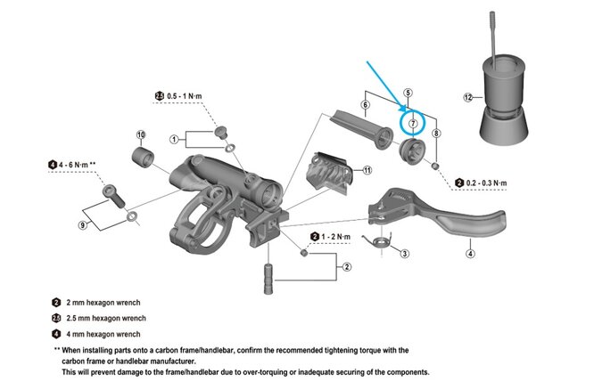 Shimano couverture BL-M9220 Shimano couverture BL-M9220