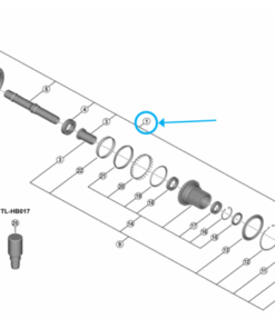 Shimano axe complet FH-M9210-B