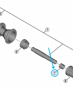 Shimano Douille taraudée FH-TC500