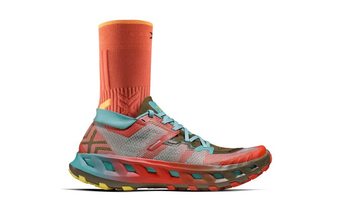 X-BIONIC TerraSkin X02 burnt red/aqua/dark kaki 6 X-BIONIC TerraSkin X02 burnt red/aqua/dark kaki 6