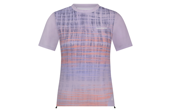 Shimano Women Spazio SS JRSY Printed lilac S Shimano Women Spazio SS JRSY Printed lilac S