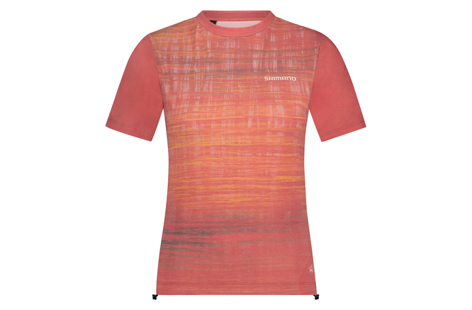 Shimano Women Spazio SS JRSY Printed red M Shimano Women Spazio SS JRSY Printed red M