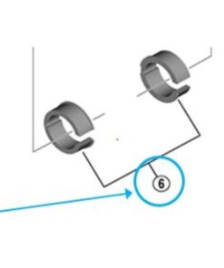 Shimano Adapteur bride Support d'écran SC-E6010 25.4 mm 2 pièces