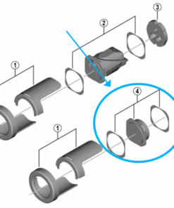Shimano Embout et amortissement Elektrischer Verteiler EW-RS910