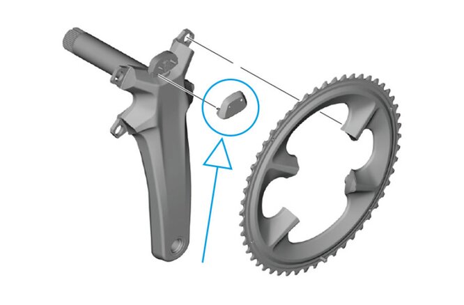 Shimano Couvercle FC-R9200-P Shimano Couvercle FC-R9200-P